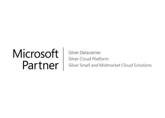 Microsoft Partner Logo (Silver Datacenter, Silver Cloud Platform, Silver Small and Midmarket Cloud Solutions)